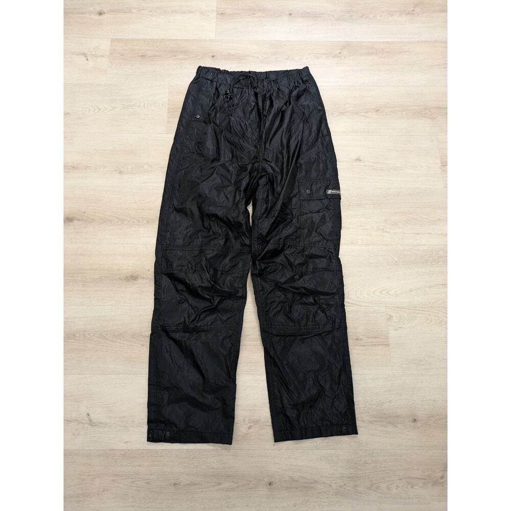 Stearns Dry Wear Cargo Pants Mens Medium Black‎ Mesh Lined Toggle Waist